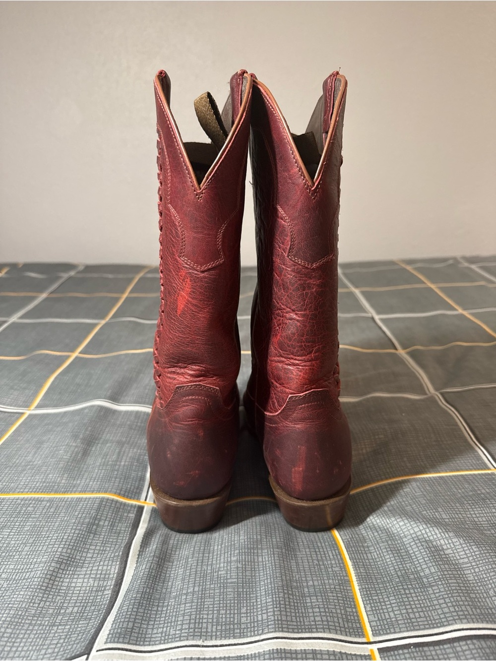 👠Shyanne Woman’s Deep Red Cowboy Boots Made Well. Size 8 - Picture 5 of 10